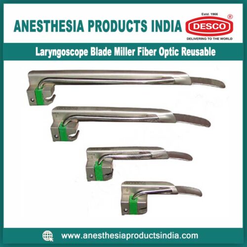 Laryngoscope Blade Miller Fiber Optic Reusable