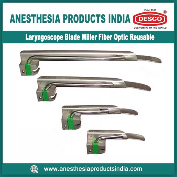 Laryngoscope-Blade-Miller-Fiber-Optic-Reusable