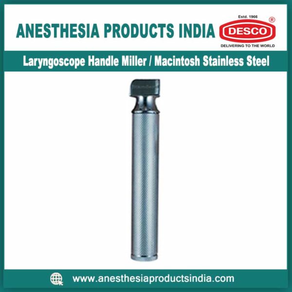 Laryngoscope-Handle-Miller--Macintosh-Stainless-Steel